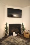Fireplace and Smart TV in Waterville Valley Vacation Rental